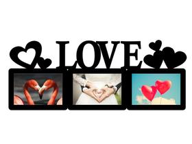 Porta Retrato Parede Frase Love Decorativo Mural De Fotos Porta Retrato Parede Frase Love Decorativo Mural De Fotos