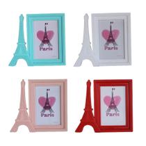 Porta retrato Paris Torre Coloridos decoração foto 10x15 4un - emilar