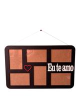 porta retrato personalizado 10x15 6 fotos 10x15 eu te amo porta retrato personalizado 10x15 6 fotos 10x15 eu te amo