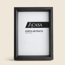Porta Retrato Pirâmide Preto 15x21cm - ACASA