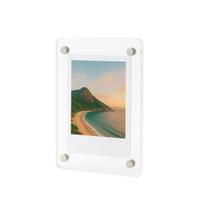 Porta Retrato Polaroid Acrílico Magnético Decorativo 1UN Porta Retrato Polaroid Acrílico Magnético Decorativo 1UN