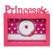 Porta Retrato Princesa Rosa 20x15cm Porta Retrato Princesa Rosa 20x15cm