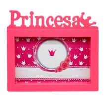 Porta Retrato Princesa Rosa 20x15cm Porta Retrato Princesa Rosa 20x15cm