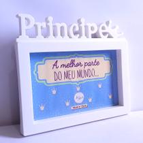 Porta Retrato Príncipe Princesa 10x15 Decoração - Principe Lembranças Momentos Inesquecíveis Filho e Filha - PANAMI