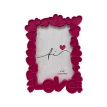 Porta Retrato PVC 10x15 Love Moldura em Coração - PF-1294-RO