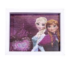 Porta retrato quebra cabeça anna & elsa frozen 15x19cm - disney Porta retrato quebra cabeça anna & elsa frozen 15x19cm - disney