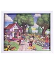 Porta Retrato Quebra Cabeça Mickey Minnie & Pateta 22X27Cm Disney Porta Retrato Quebra Cabeça Mickey Minnie & Pateta 22X27Cm Disney