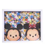 Porta Retrato Quebra Cabeça Mickey Minnie Tsum Tsum - Disney