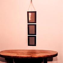 Porta-Retrato Triplo para Fotos em Pé 10x15 cm ML2 Porta-Retrato Triplo para Fotos em Pé 10x15 cm ML2