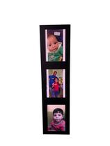 Porta-Retrato Triplo Vertical MDF para Fotos 10x15 cm ml Porta-Retrato Triplo Vertical MDF para Fotos 10x15 cm ml