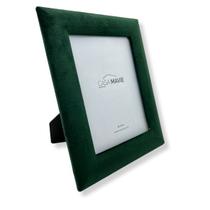 Porta Retrato Veludo Verde Musgo 15x20 cm - M