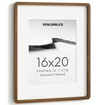 Porta-Retrato Venusmiles 40,6x50,8 cm em Madeira Nogueira com Vidro Porta-Retrato Venusmiles 40,6x50,8 cm em Madeira Nogueira com Vidro