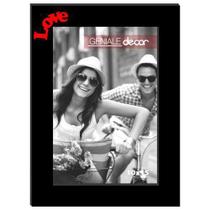 Porta Retrato Vertical Preto 15X21 Love Geniale 06