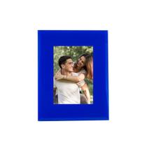Porta-retrato vidro azul 10x15cm - ROYAL