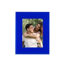 Porta-retrato vidro azul 13x18cm - ROYAL