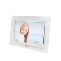 Porta Retrato Vidro Reto Prime Borda Prata 10x15 Horizontal - Tuut Porta Retrato Vidro Reto Prime Borda Prata 10x15 Horizontal - Tuut