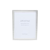 Porta-Retrato Wolff Chess de Aço Prata 20cm x 25cm