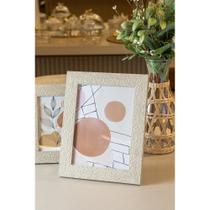 Porta-Retrato Wolff Grezzo 15cm x 20cm Bege Mdf
