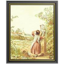 Porta-retratos Abtgt Ornate Vintage Style 40x50cm preto