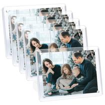 Porta-retratos acrílico ECOSEAO 4x6, pacote com 5 unidades Clear Magnetic