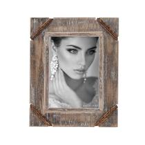 Porta-retratos AKRILANE Rustic Wood 5x7 para exibição de parede/mesa Porta-retratos AKRILANE Rustic Wood 5x7 para exibição de parede/mesa