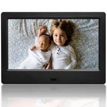 Porta-retratos AMABOO com tela HD IPS de 7 polegadas e controle remoto USB/SD