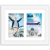 Porta-retratos Americanflat 4x6 Double Shatter Glass White