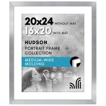 Porta-retratos Americanflat Hudson Collection Silver 20x24cm