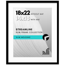 Porta-retratos Americanflat Streamline 18x22 cm preto Porta-retratos Americanflat Streamline 18x22 cm preto