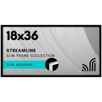 Porta-retratos Americanflat Streamline 18x36 cm preto Porta-retratos Americanflat Streamline 18x36 cm preto
