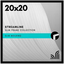 Porta-retratos Americanflat Streamline 20x20 cm preto