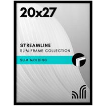 Porta-retratos Americanflat Streamline 20x27 cm preto