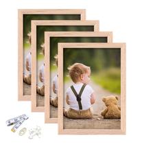 Porta-retratos ATOBART OAK Wood 13x18cm com Perspex, conjunto de 4 Porta-retratos ATOBART OAK Wood 13x18cm com Perspex, conjunto de 4