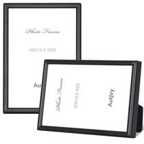 Porta-retratos Autuvy Matte Black Aluminium Metal 4x6 (pacote com 2) Porta-retratos Autuvy Matte Black Aluminium Metal 4x6 (pacote com 2)