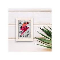 Porta-retratos Bowie We Can Be Heroes 10x15cm