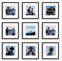 Porta-retratos com acabamento 30x30cm Conjunto de 10 para 20x20cm com tapete