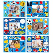 Porta-retratos Craft Kit chiazllta para o Dia dos Pais para crianças x30