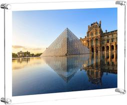 Porta-retratos CY craft, acrílico, suporte de parede de 11 x 14 polegadas (pacote com 1)