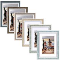Porta-retratos Daofary Vintage PS 5x7/4x6 Conjunto de 6 Porta-retratos Daofary Vintage PS 5x7/4x6 Conjunto de 6