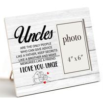 Porta-retratos de madeira Zauly Best Uncle Gift 10x15cm Photo Porta-retratos de madeira Zauly Best Uncle Gift 10x15cm Photo