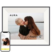 Porta-retratos digital Aura Aspen 12 Preto 30x20cm HD Porta-retratos digital Aura Aspen 12 Preto 30x20cm HD