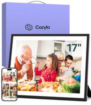 Porta-retratos digital Cozyla Canvas de 17 polegadas com WiFi