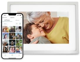 Porta-retratos digital Skylight WiFi de 10 polegadas prateado Porta-retratos digital Skylight WiFi de 10 polegadas prateado