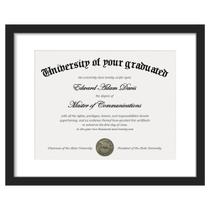 Porta-retratos Diploma Frame upsimple 11x14 preto, 1 pacote