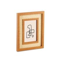 Porta-Retratos Em Mdf Com Rattan 20X25