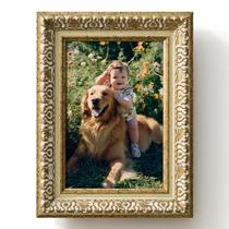 Porta-retratos FOLKOR Rustic 13x18cm em estilo vintage dourado Porta-retratos FOLKOR Rustic 13x18cm em estilo vintage dourado
