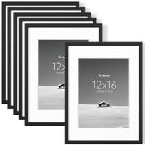 Porta-retratos Fun Memories 12x16cm, conjunto de 6 plásticos pretos Porta-retratos Fun Memories 12x16cm, conjunto de 6 plásticos pretos