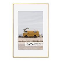 Porta-retratos Fun Memories 16x24 cm Dourado para foto de 12x18 cm Porta-retratos Fun Memories 16x24 cm Dourado para foto de 12x18 cm