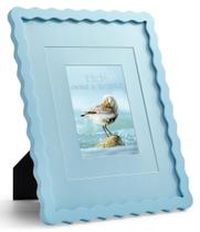 Porta-retratos Gdfmsc Blue 11x14 cm com tapete para 8x10/5x7 Porta-retratos Gdfmsc Blue 11x14 cm com tapete para 8x10/5x7
