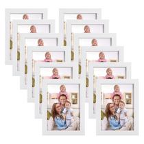 Porta-retratos Giftgarden White 5x7, pacote com 12 para parede/mesa Porta-retratos Giftgarden White 5x7, pacote com 12 para parede/mesa